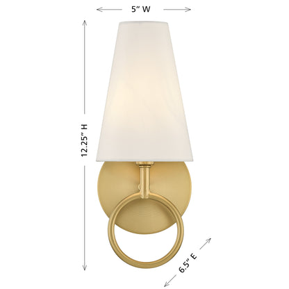 Savoy House Wilkes 1-Light Wall Sconce, 12.25"H - alternate view