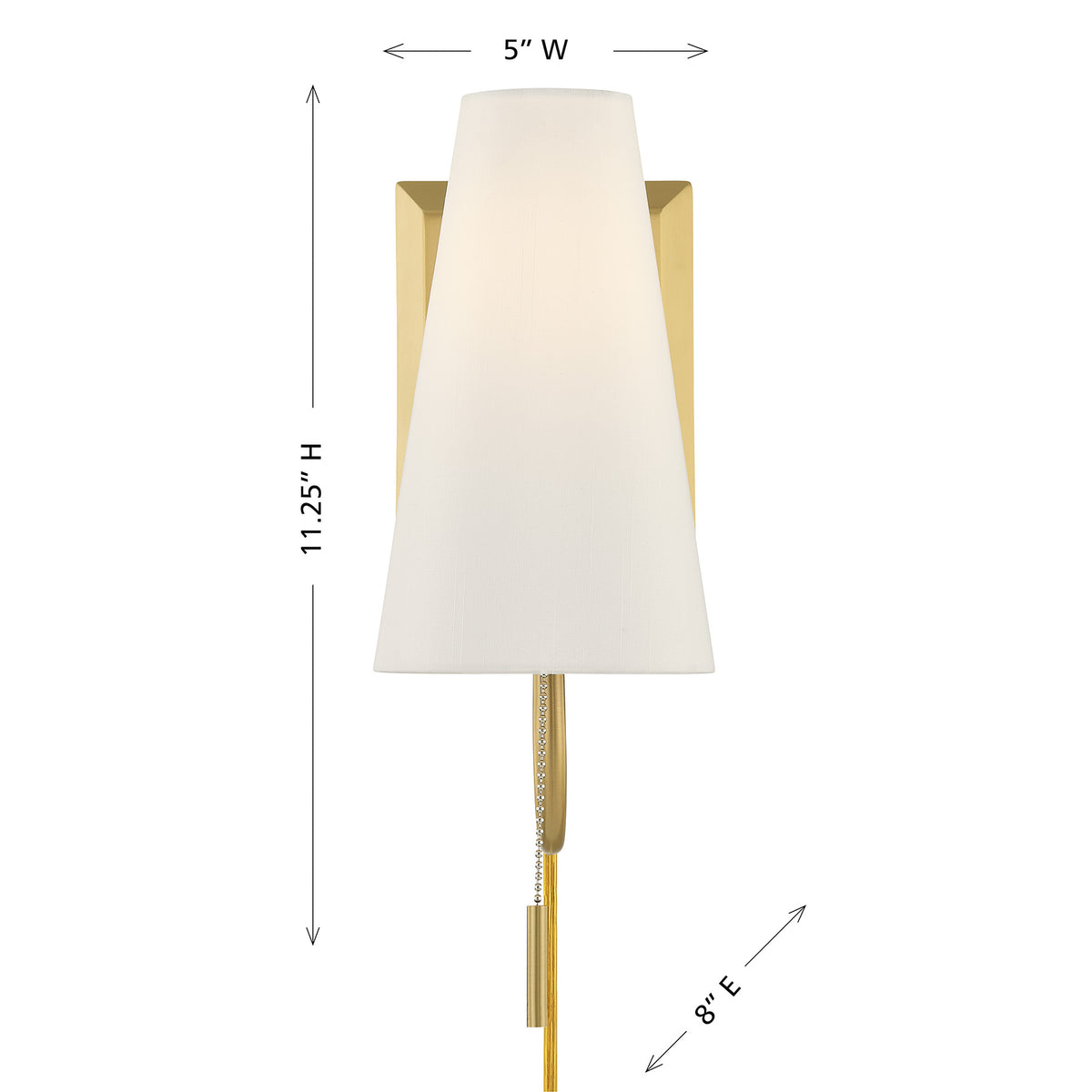 Savoy House Wilkes 1-Light Wall Sconce, 11.25"H - alternate view