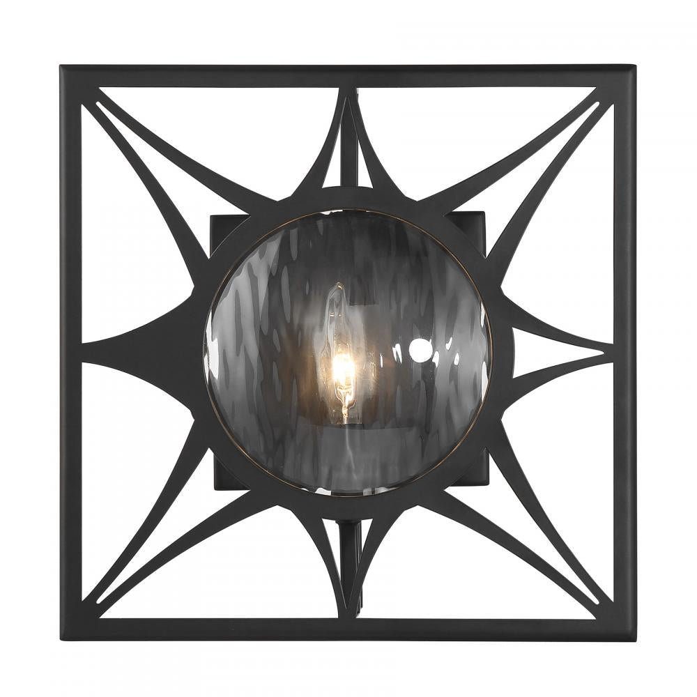 Savoy House Balfour 1-Light Wall Sconce - Matte Black