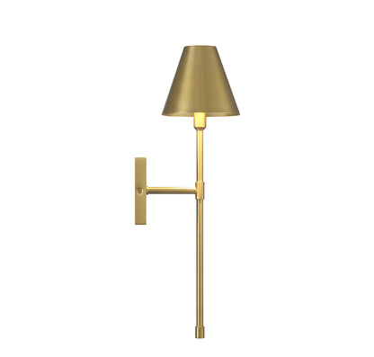 Jefferson 1-Light Wall Sconce in Warm Brass