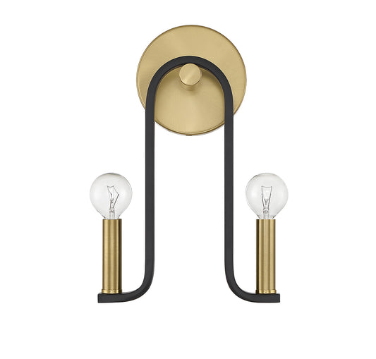 Archway 2-Light Wall Sconce - Matte Black