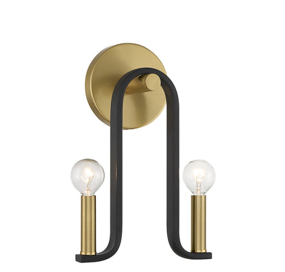 Archway 2-Light Wall Sconce - Matte Black