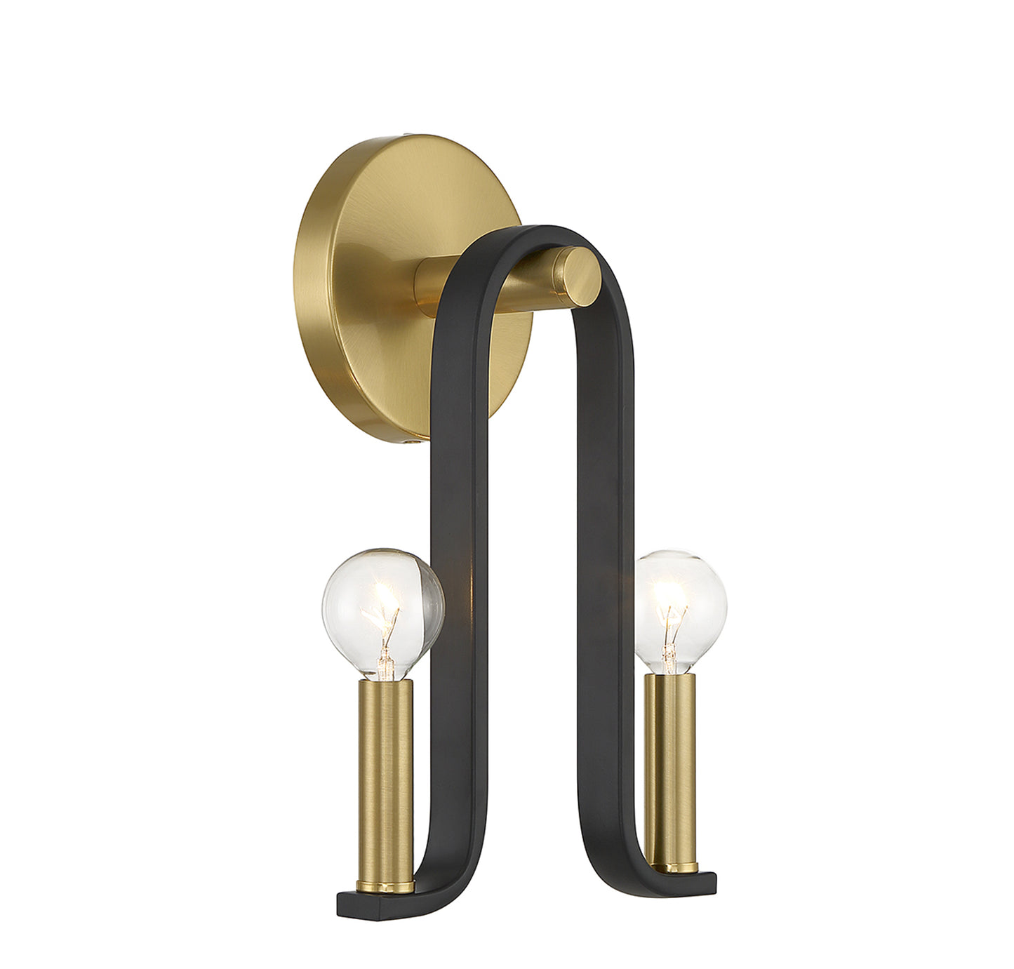 Archway 2-Light Wall Sconce - Matte Black