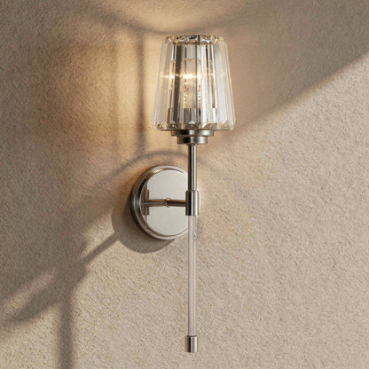 Garnet 1-Light Wall Sconce in Polished Nickel
