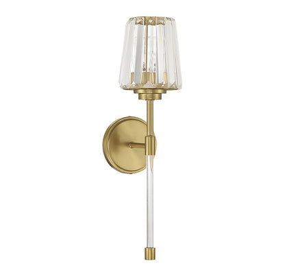 Garnet 1-Light Wall Sconce in Polished Nickel