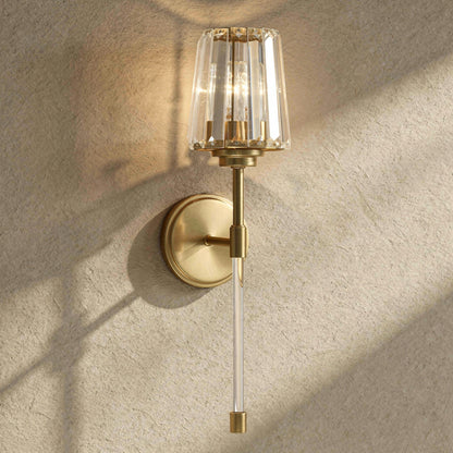 Garnet 1-Light Wall Sconce in Polished Nickel