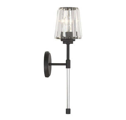 Garnet 1-Light Wall Sconce in Polished Nickel