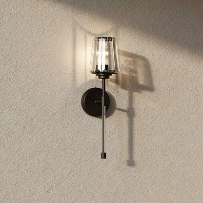 Garnet 1-Light Wall Sconce in Polished Nickel
