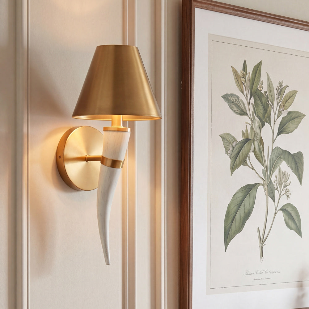 Savoy House Hearne 1-Light Wall Sconce by Dann Foley - Warm Brass