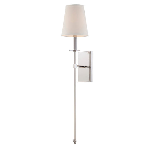 Savoy House Monroe Wall Sconce Polished Nickel