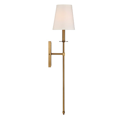 Monroe 1-Light Wall Sconce in Polished Nickel