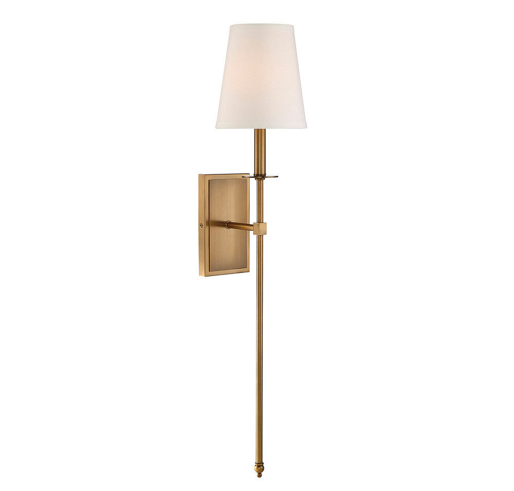 Savoy House Monroe Wall Sconce Warm Brass