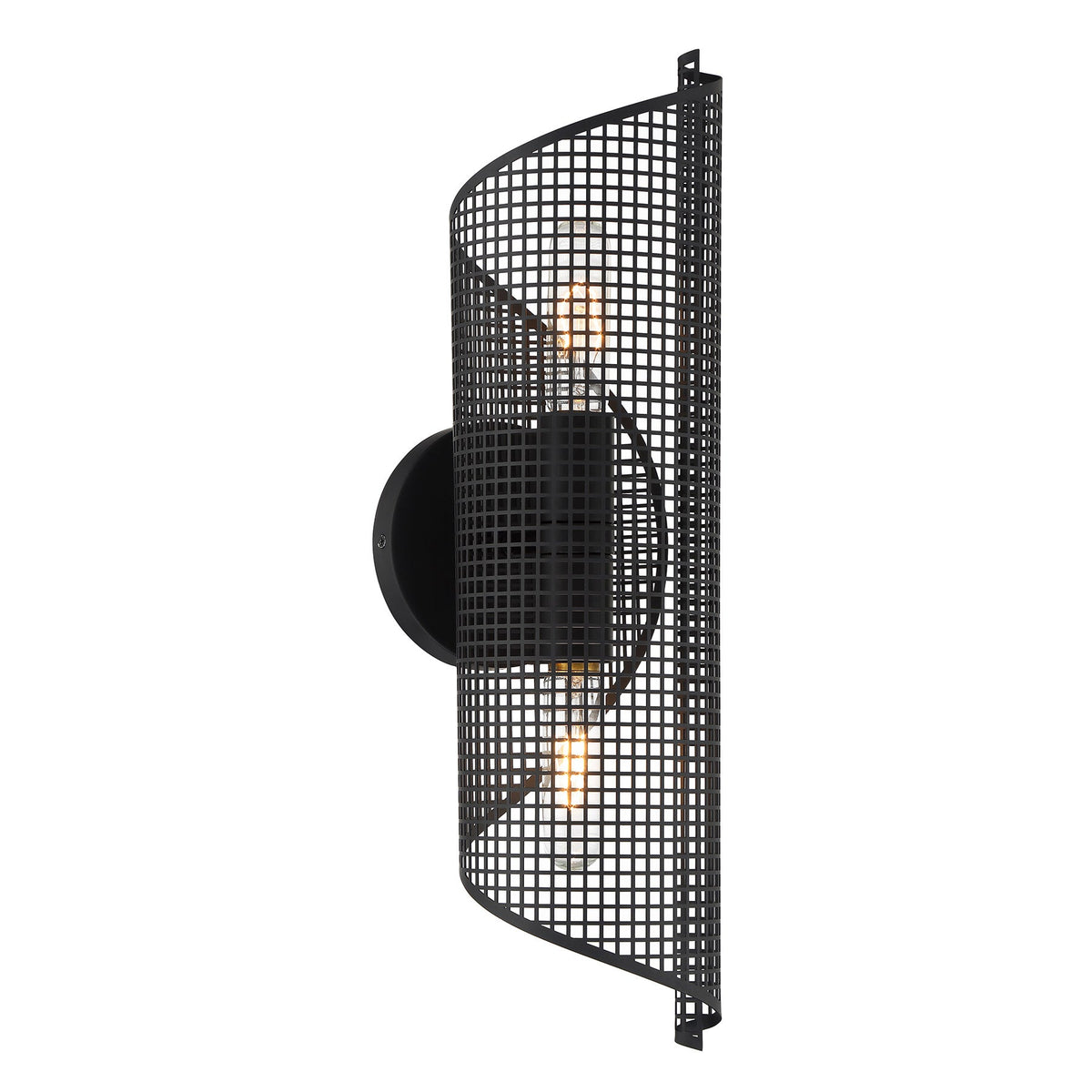 Hillbourne 2-Light Wall Sconce Matte Black