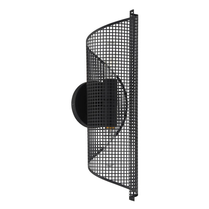 Hillbourne 2-Light Wall Sconce Matte Black