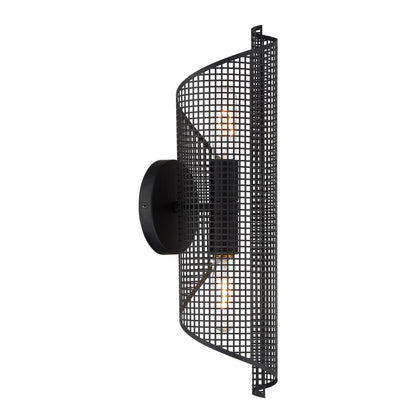 Hillbourne 2-Light Wall Sconce Matte Black