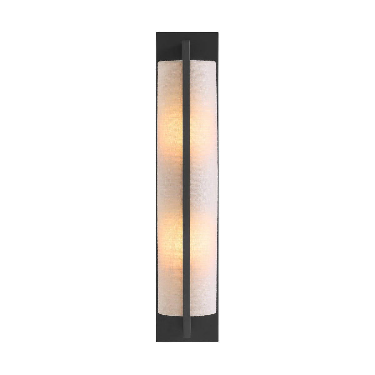 Carver 2-Light Wall Sconce Matte Black