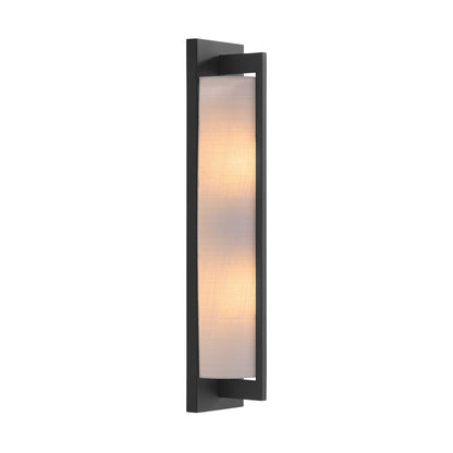 Carver 2-Light Wall Sconce Matte Black