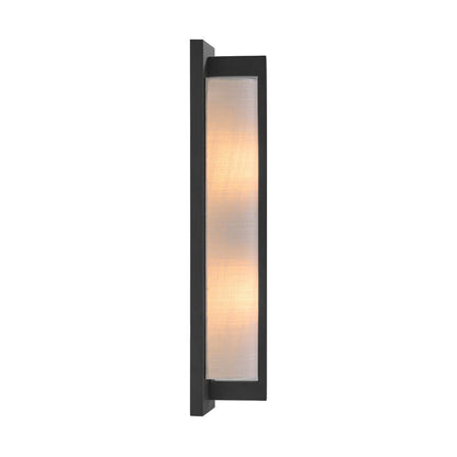 Carver 2-Light Wall Sconce Matte Black