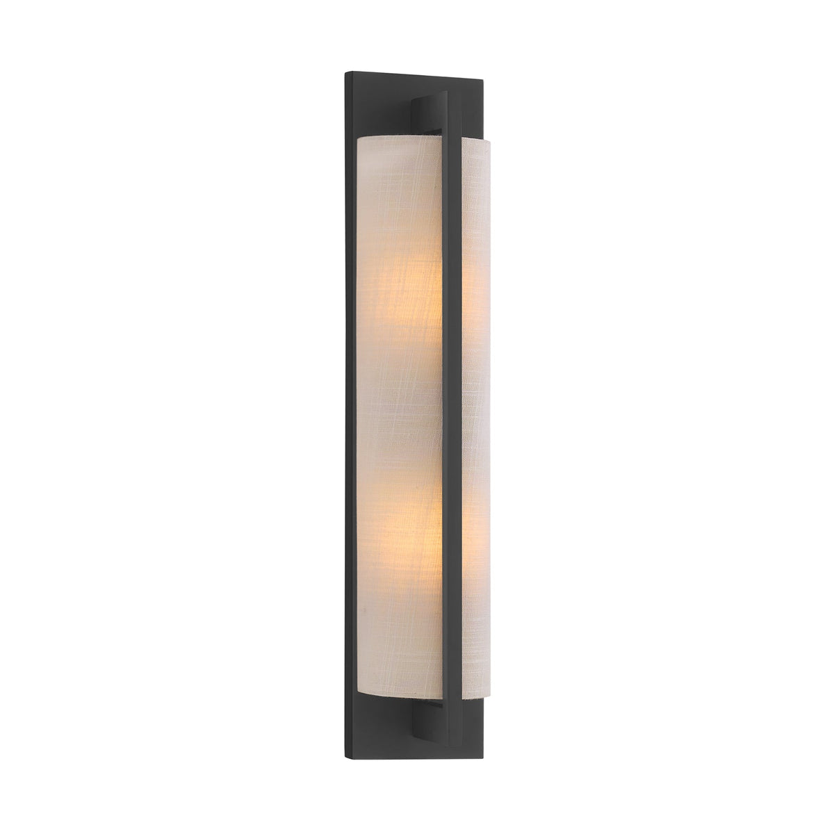 Carver 2-Light Wall Sconce Matte Black