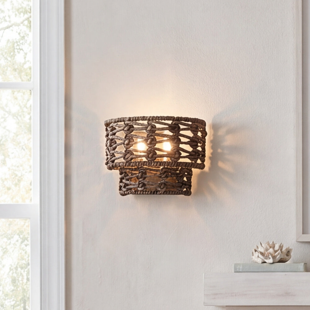 Savoy House Silencio 2-Light Wall Wall Sconce by Breegan Jane - Riviera Brass
