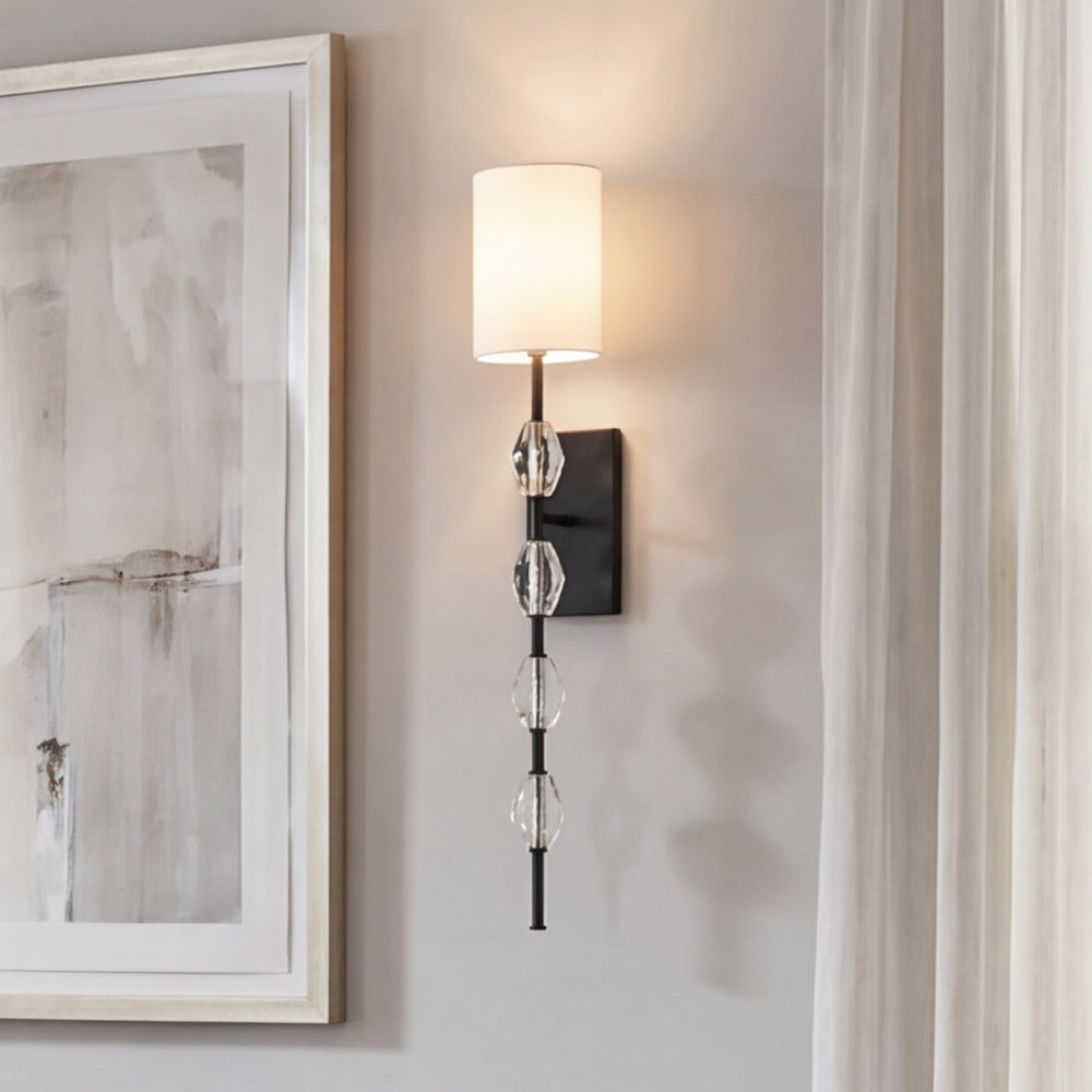 Savoy House Sebring 1-Light Wall Sconce - Matte Black