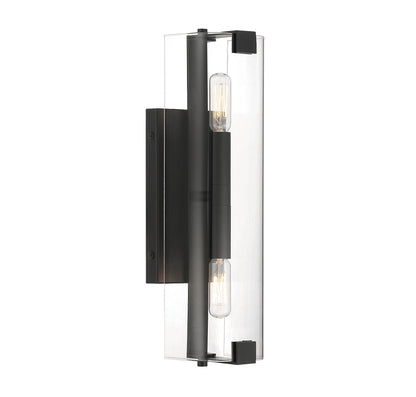 Winfield 2-Light Wall Sconce Matte Black