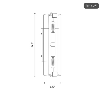 Winfield 2-Light Wall Sconce