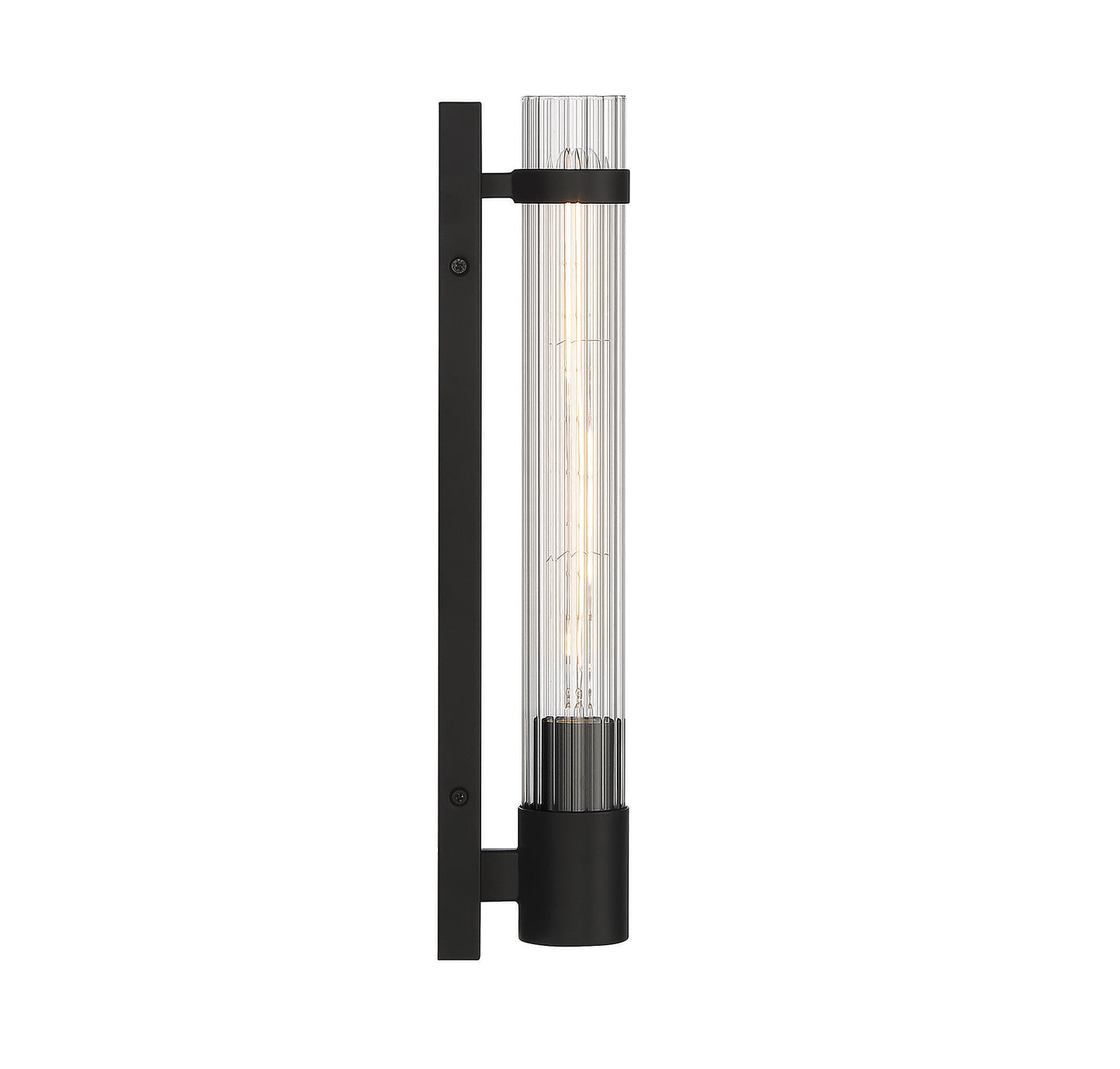 Willmar 1-Light Wall Sconce in Matte Black