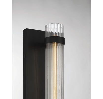 Willmar 1-Light Wall Sconce in Matte Black