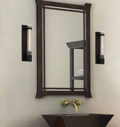 Willmar 1-Light Wall Sconce in Matte Black