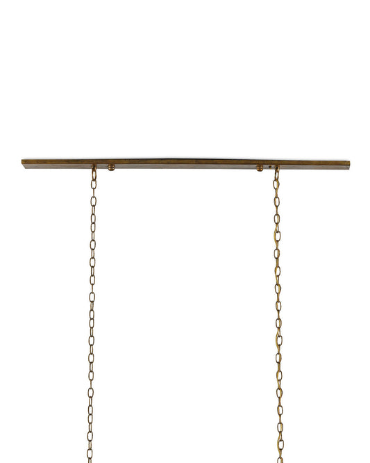 Maximus Medium Gold Chandelier Currey and Company 9000-0054
