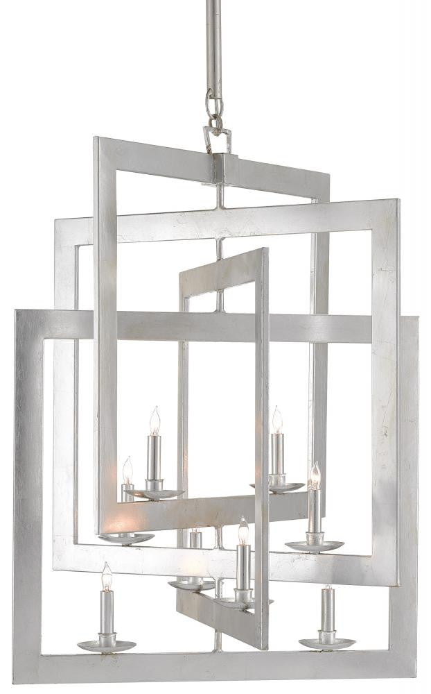 Middleton Large Silver Chandelier Currey and Company 9000-0056