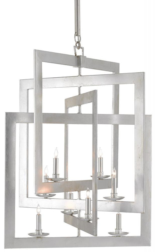 Middleton Large Silver Chandelier Currey and Company 9000-0056
