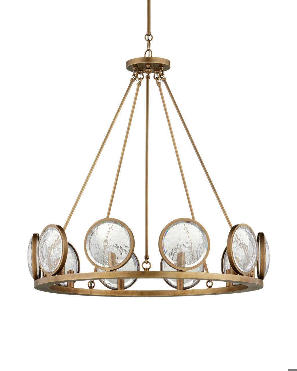 MarjieScope Brass Chandelier, Currey and Company (9000-0119 KJTW)