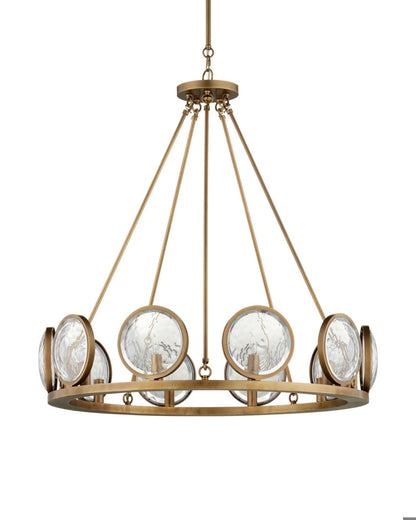 MarjieScope Brass Chandelier, Currey and Company (9000-0119 KJTW)