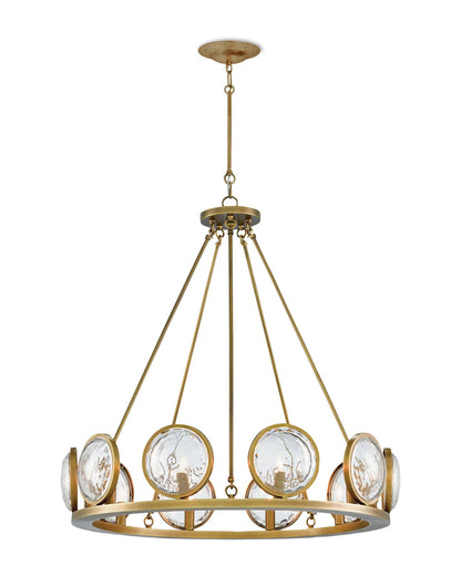 MarjieScope Brass Chandelier, Currey and Company (9000-0119 KJTW)
