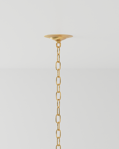 Agave Americana Chandelier, 7-Light, Gold, 42"W, Currey and Company (9000-0157 KJV1)
