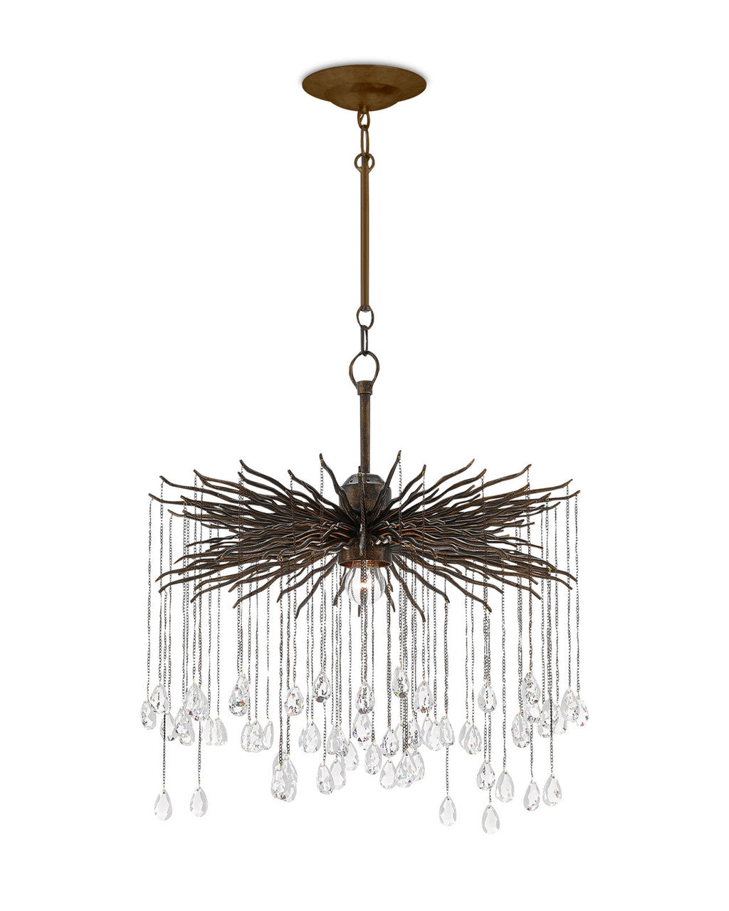 Currey and Company Fen Small Chandelier Cupertino