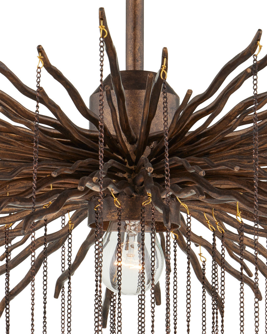 Fen Small Chandelier Currey and Company 9000-0198