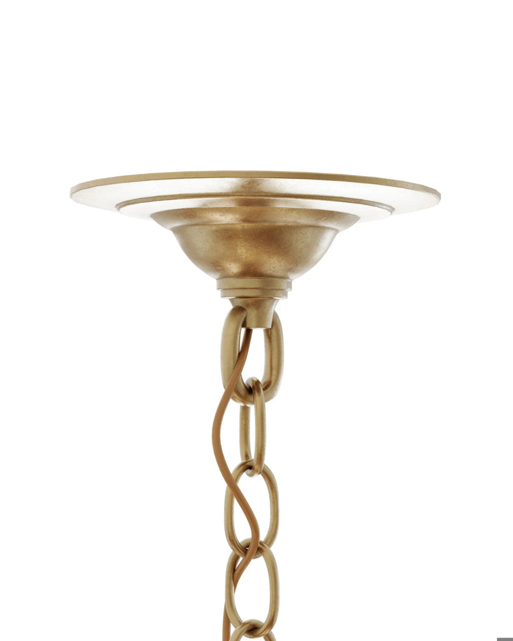 Purebred Large Lantern, 3-Light, Contemporary Gold Leaf, 36"H, Currey and Company (9000-0217 KLU1)