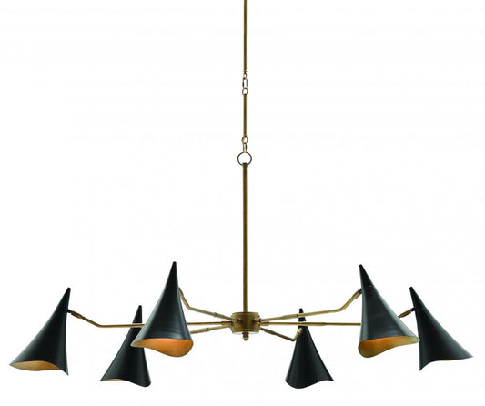 Library Chandelier Currey and Company 9000-0311