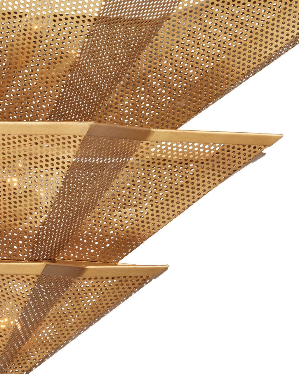 Hanway Gold Chandelier Currey and Company 9000-0359