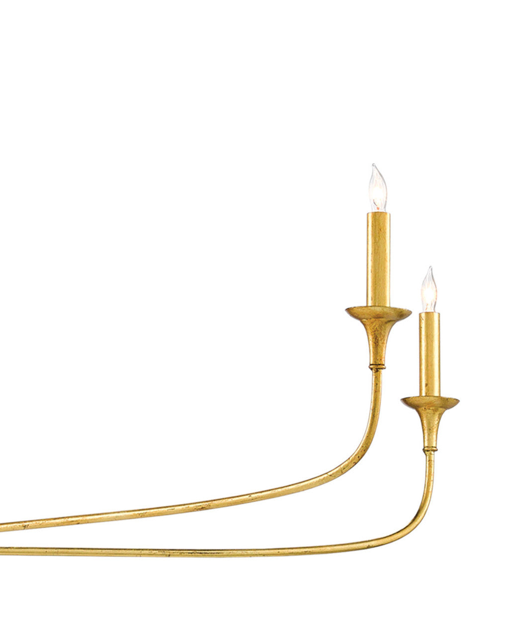 Nottaway Large Gold Chandelier Currey and Company 9000-0370