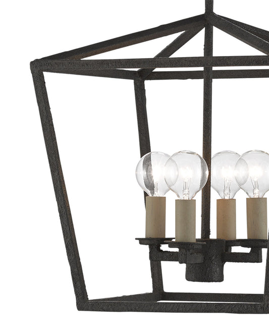Denison Small Black Lantern Currey and Company 9000-0456