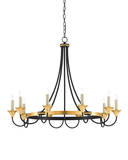 Hanlon Chandelier Currey and Company 9000-0474
