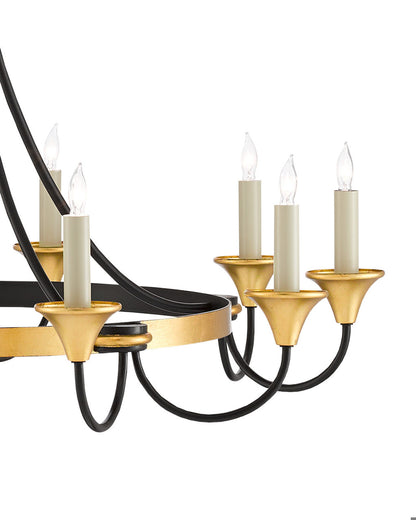 Hanlon Chandelier Currey and Company 9000-0474