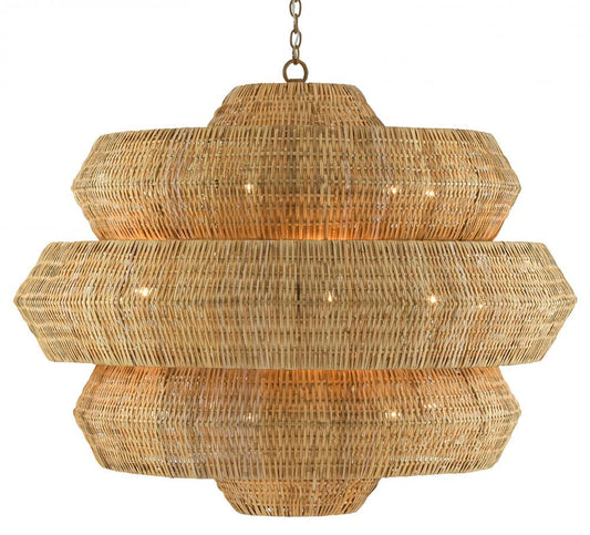 Antibes Grande Natural Chandelier, Currey and Company (9000-0496 RG71)
