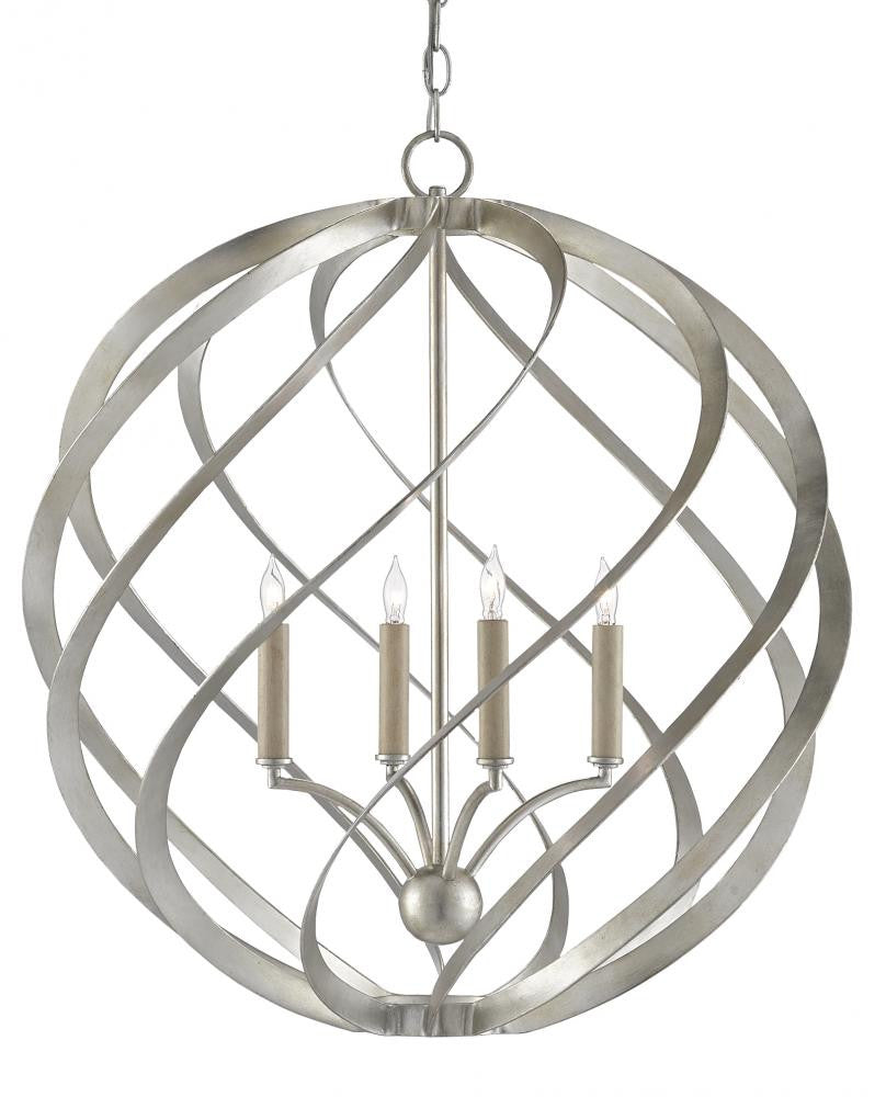 Roussel Silver Orb Chandelier Currey and Company 9000-0507
