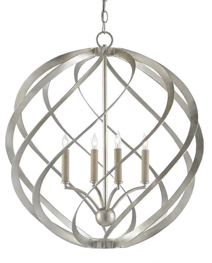 Roussel Silver Orb Chandelier Currey and Company 9000-0507