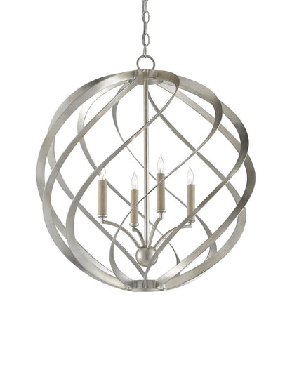 Roussel Silver Orb Chandelier Currey and Company 9000-0507
